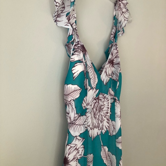 Tropical Print Maxi Dress - Picture 3 of 9
